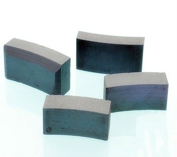 kwaliteit  6Fe2O3 Ferrite Bar Magnets Charcoal Gray For Textile Machine Motor fabriek