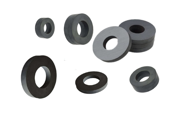 Aangepast ISO9001-Ferriet Ring Magnet Black NdFeB Ring Magnet Rustproof