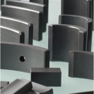 OEM van houtskoolgray sintered ferrite magnet de Motormagneten van het Vensterferriet